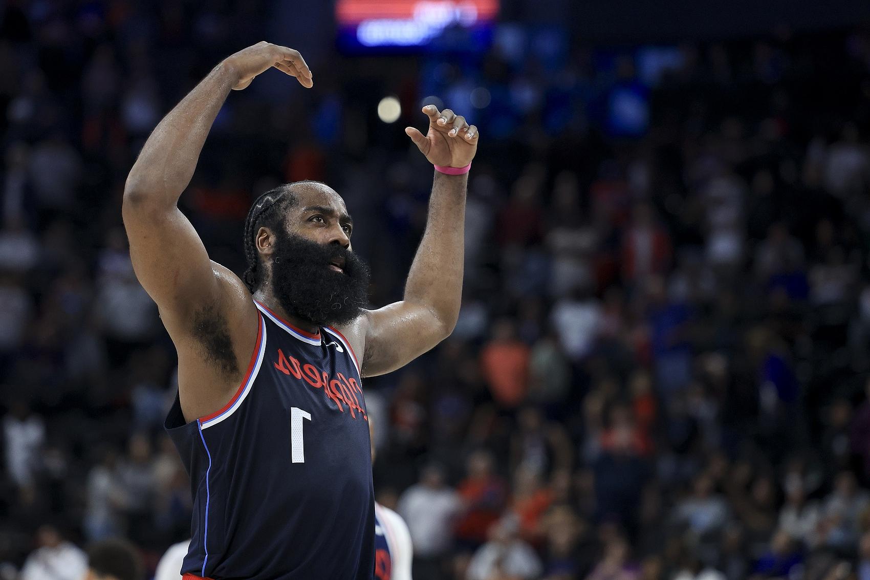 Harden: We're both happy to see Westbrook. We both have a chance to be in the Hall of Fame